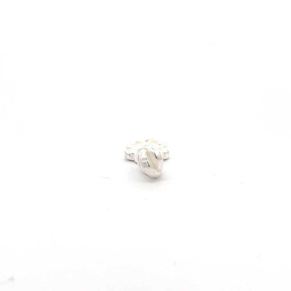925 Sterling Silver Charm Flower Clover For Charm Bracelet Necklace - Picture 4 of 8
